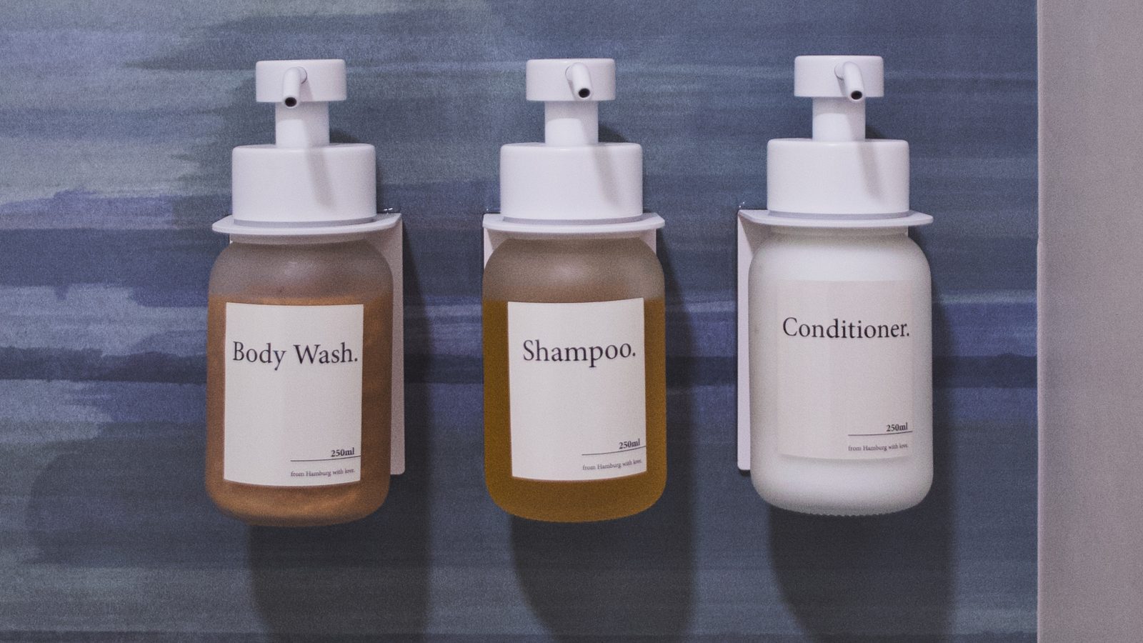 I prodotti da bagno in dispenser de La Bellone